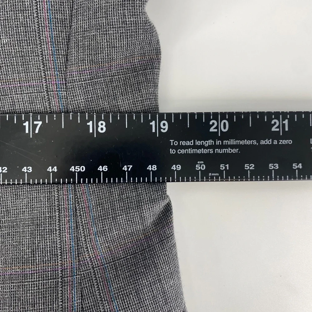 Polo University Club by Ralph Lauren  Mens Gray Plaid Sport Coat Blazer Size 44R